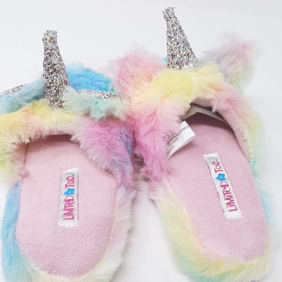 NWT Limited Too Unicorn Slippers - Picture 3 of 3